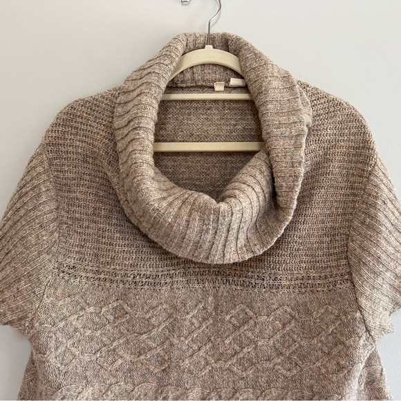 Anthropologie x Moth Wool Blend Cowl Neck Knit Sweater in Tan, size L - Picture 8 of 8